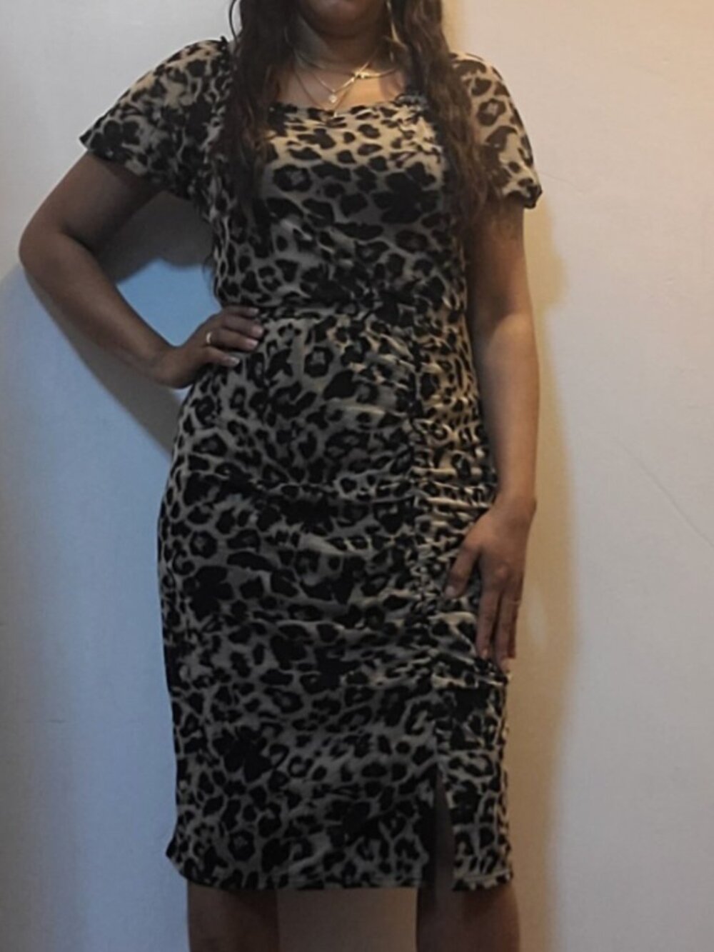 Leopard dress medium